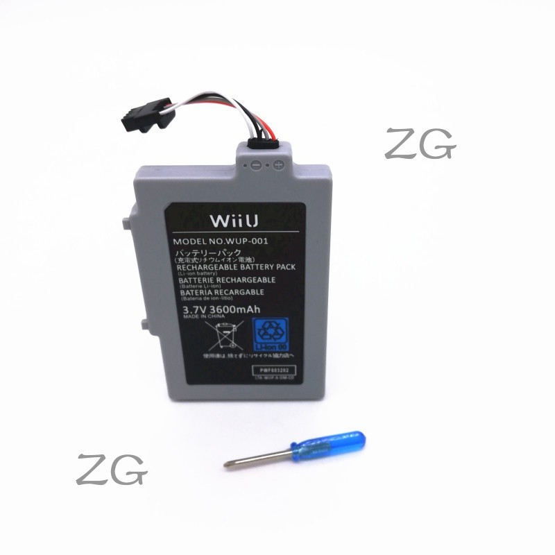 ZG Nintendo WiiU Wii U Pad Game Console Wup-012 3600MAh Battery