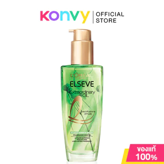Loreal Paris Elseve Extraordinary Oil ลอรีอัลปารีสออยล์บำรุงผม100ml (BotanicalJasmine/FrenchRose/AllAsianHair/Botanical)
