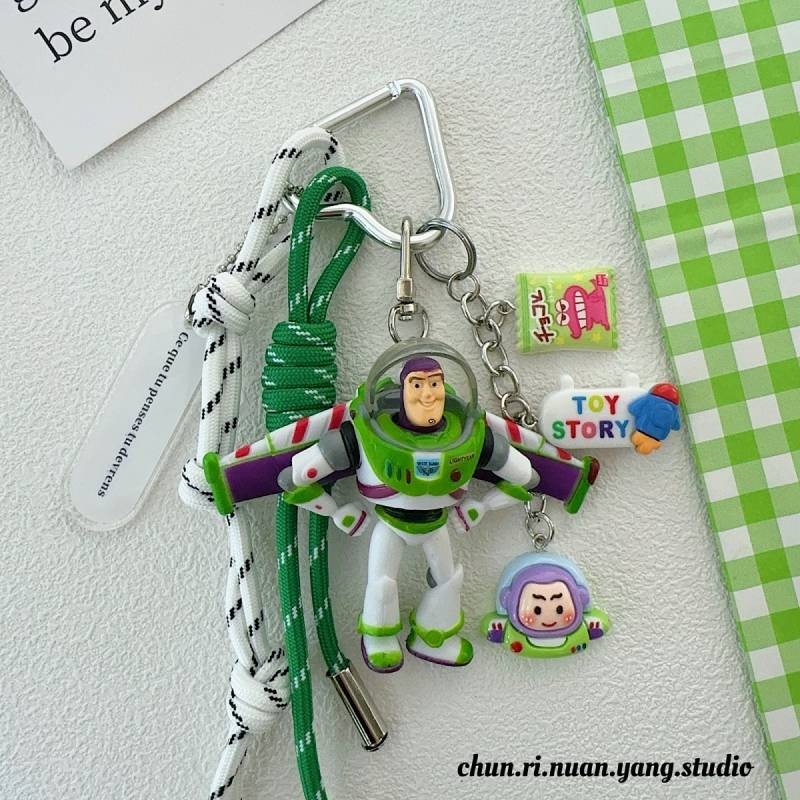Original Ins Hudi Basguang Year Miu Series Car Keychain Handbag Pendant Woven Lanyard Gift o6CO