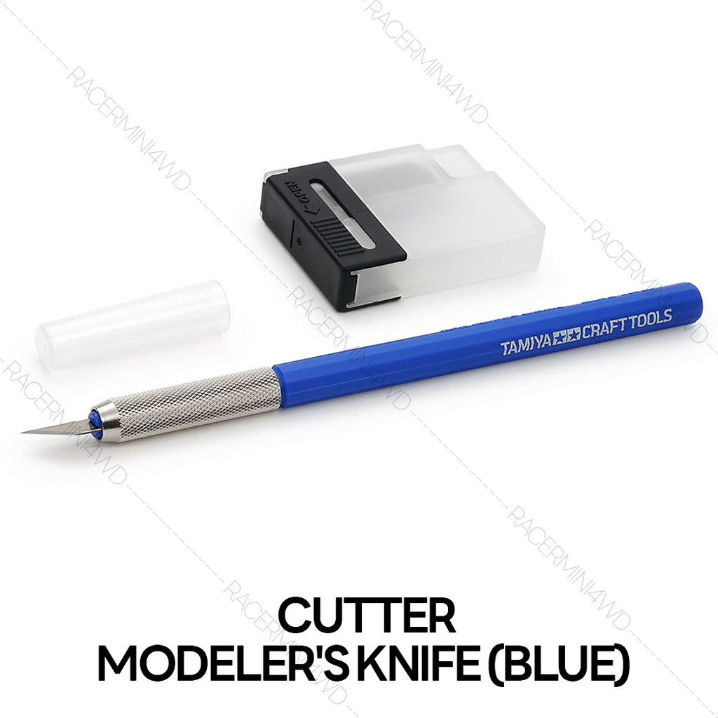 TAMIYA 69943 Modeler's Knife (Blue) อาร์ตไนท์ทามิย่าแท้