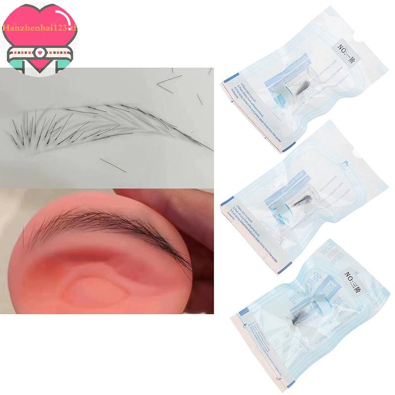 Hanhai S/M/L แท้คิ้วจริง AI Master Practice พื้นเมืองโคลนคิ้วผมโดยไม่ต้องผม Follicles สําหรับผู้เริ่มต้นแต่งหน้าเครื่องมือ TH