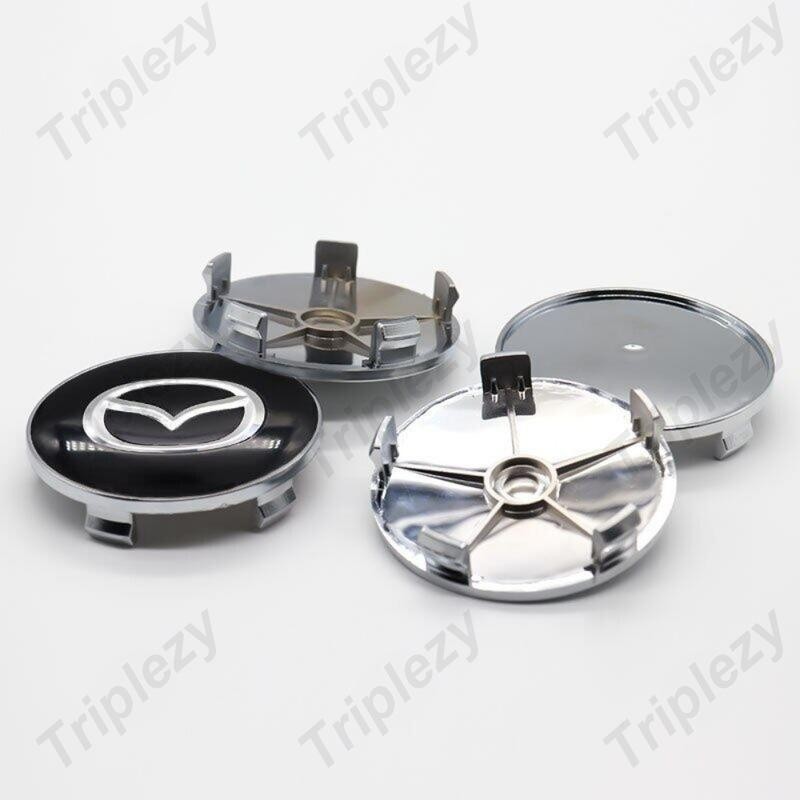 4 ชิ้น 65 มิลลิเมตรป้ายสัญลักษณ์สติกเกอร์รูปลอกฝาครอบ Trim 68 มิลลิเมตรรถล้อขอบ Mags Center Hub Cap Hubcaps อุปกรณ์จัดแต่งทรงผมสําหรับ Mazda BT50 BT-50 6 CX7 CX8 CX9 CX60 CX80 CX90