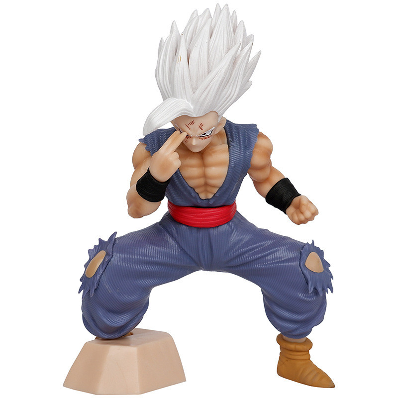 17 ซม.Dragon Ball Series - Beast Gohan, Crouching Pose, Kameha Gohan, Gathering Energy Gohan มือถือร