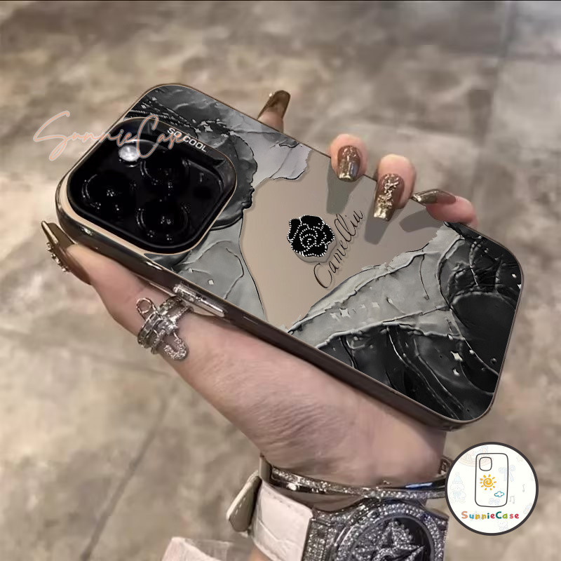 คาเมลเลีย เท่ สำหรับ Redmi 12 9A 9C 10A A2 9T 9 10C A10 12C Note 11 8 10 13Pro 9 11s 10s 12 Max Mi 11 หรูหรา เคส