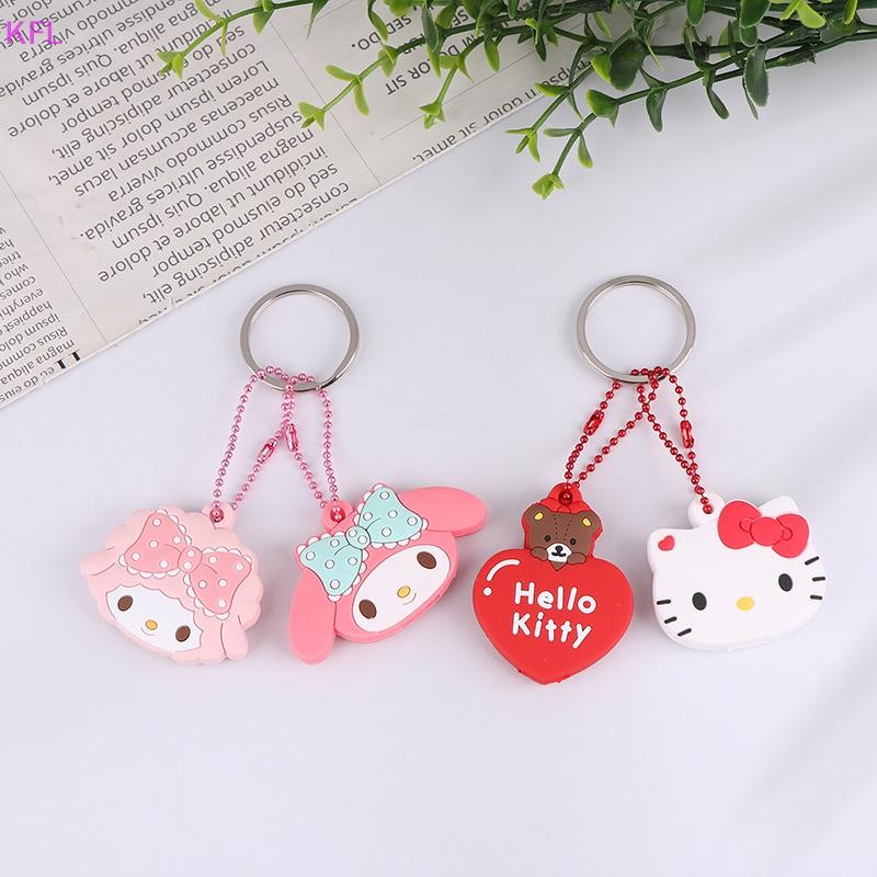 (KFL) Sanrio Key Protective Caps Set Kawaii My Melody Hello Kitty การ์ตูน PVC Key Cover พวงกุญแจแบบพกพาผู้ถือขายร้อน