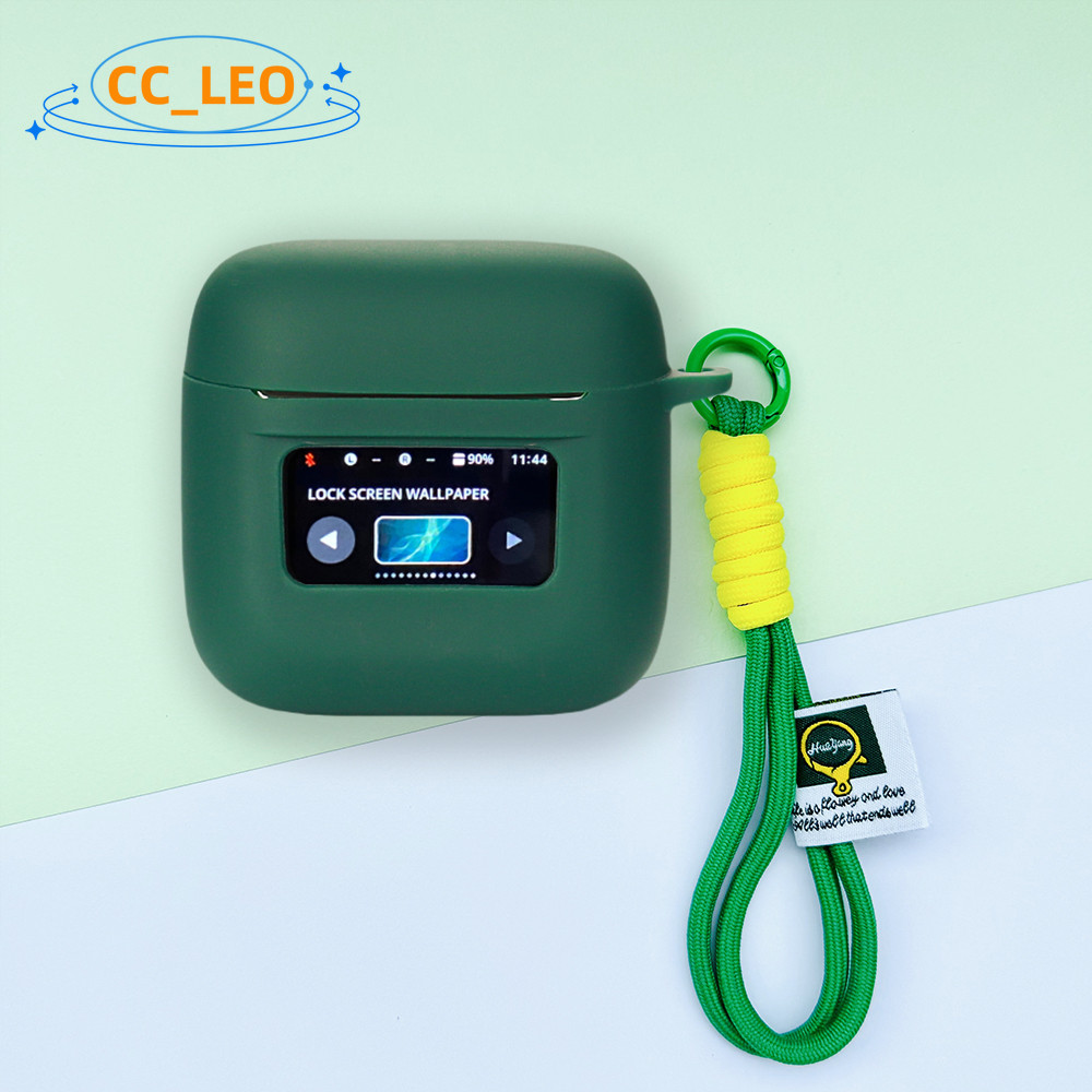 For JEEP EW118 ANC Case Silicone Soft Case Cute Lanyard Pendant JEEP EW118 ANC Shockproof Shell Case Protective Sleeve