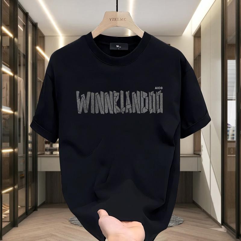TeeTwoOneสไตล์อเมริกันวินเทจ เสื้อแฟชั่น"WINNLLANDOO" พิมพ์ลาย ผ้าคุณภาพสูง COTTON 100% ผ้าฝ้ายใส่สบาย unisex