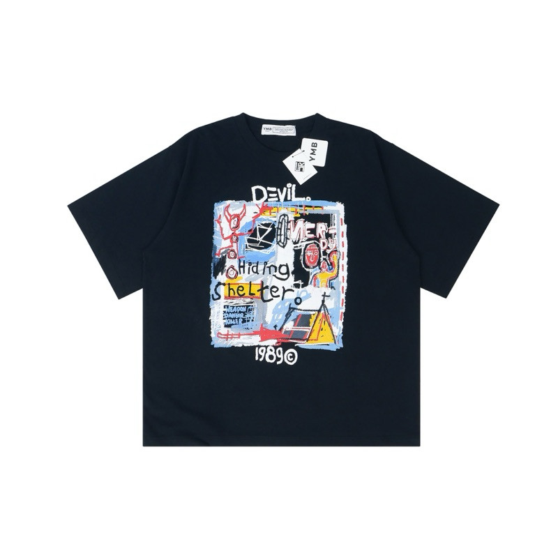 YMB  80’S DEVIL  BLACK T-SHIRT