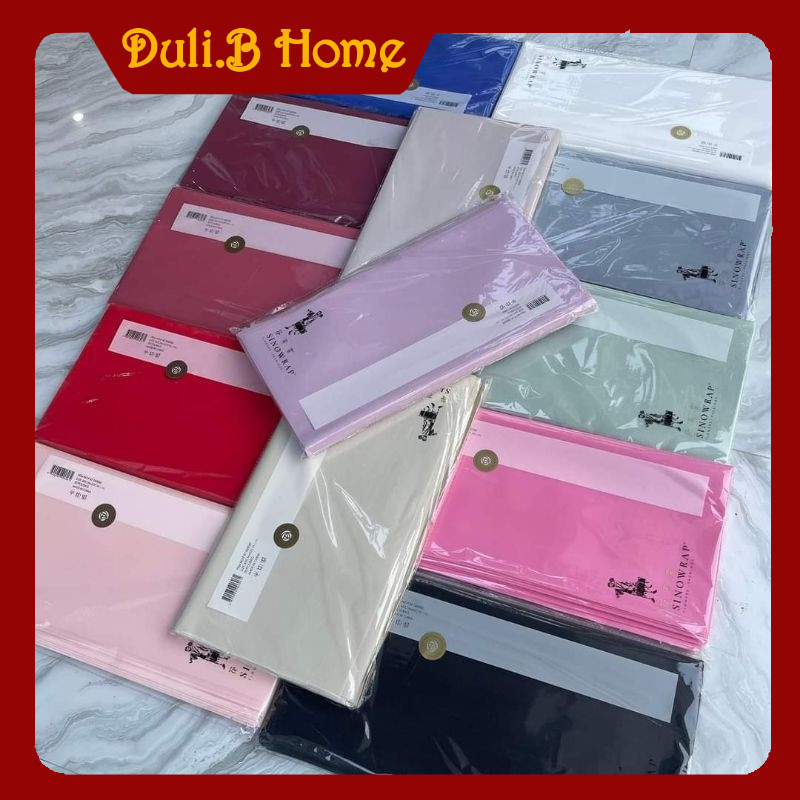 [ ชุด 20 แผ่น ] กระดาษห่อดอกไม้โฟมเชื่อมประเภท 1 เซลฟี่ไร้ริ้วรอย ขนาด 60x60 ซม. น้ําหนัก 520g - Duli.B Home