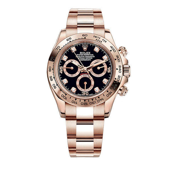 Rolex Rolex Daytona Series 18K Rose Gold Automatic Mechanical Watch นาฬิกาผู้ชาย116505