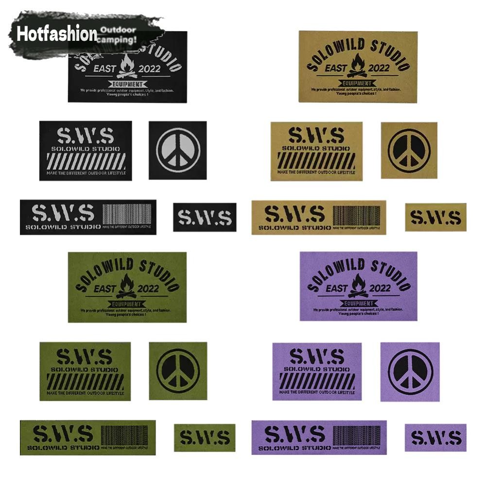 Hook & Loops Patch Camping Gear Badge สติ๊กเกอร์ถังแก๊ส Badge Camping Accessories