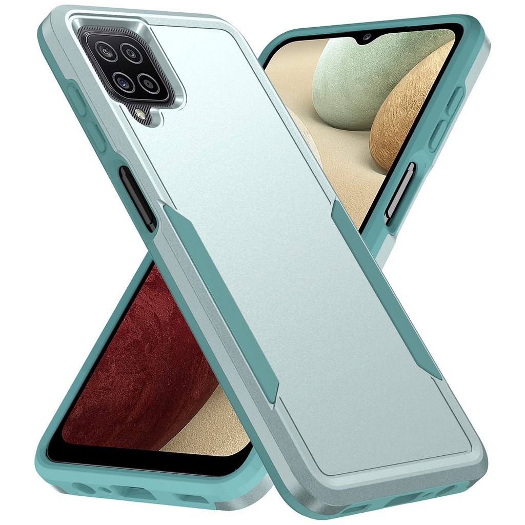 สําหรับ Samsung Galaxy A12 5G, A12 4G,เคสโทรศัพท์สีคู่ Pioneer ใหม่พร้อมฝาครอบป้องกันสองชั้นคุณภาพสูงและฝาครอบป้องกันการตก