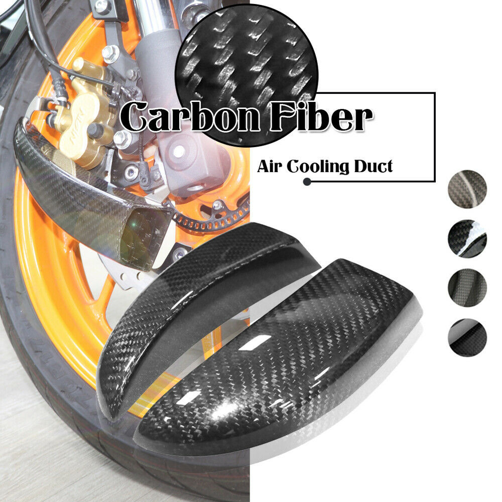 คาร์บอนไฟเบอร์ท่ออากาศเบรค Cooling ชุดติดตั้ง Air Cooling Ducts ระบบสําหรับ DUCATI MONSTER 821 แถบ D