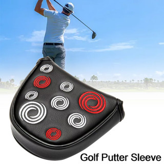 1 ชิ้นยอดนิยม Mallet Putter Cover, อุปกรณ์กอล์ฟ, ปิด Half Ro…