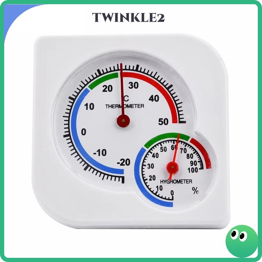 เครื่องวัดความชื้น TWINKLE, เครื่องวัดอุณหภูมิตัวชี้ความแม่นยําสูง, บ้านมืออาชีพมินิแบบพกพา Thermo-Hygrometer Baby Room