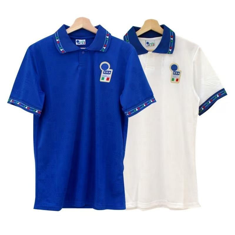 1994 Italy Home Away เสื้อฟุตบอลย้อนยุคฟุตบอล TOP