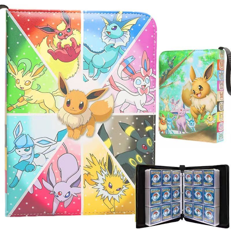 Ptcg Pokémon Card Book Collection Book Sudoku Pokémon Card Collection Book Card Bag Card Box Storage