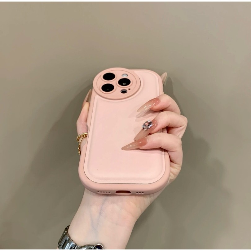 HOCE วงกลมกรอบกล้อง Soft TPU + PU เคสโทรศัพท์สําหรับ IPhone 17 16 15 14 13 12 11 Pro Max ฝาครอบกรณี ราคา ถูกที่สุด ดีลบีเคเค แกลเลอรีภาพที่ 7