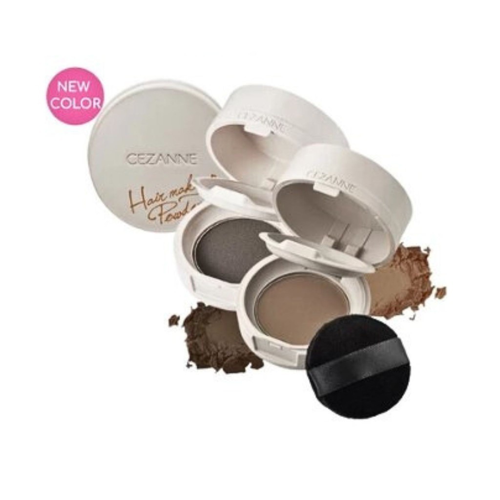 ♦️ของแท้·ส่งด่วน·ถูก♦️Cezanne Hair Makeup Powder  เซซาน แฮร์ เมคอัพ พาวเดอร์ แป้งเติมโคนผม x 1 ชิ้น dayse