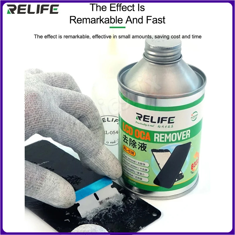 Relife 8333 250ML หน้าจอ LCD OCA ถอดของเหลวสําหรับ iphone Samsung xiaomi Huawei Repair Solution OCA 