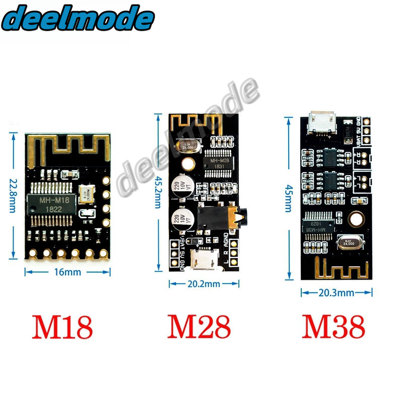 Mh-mx8 MP3 ถอดรหัสบลูทูธ 4.2 5.0 เสียง Modul สเตอริโอ DIY Hohe Fidelity HIFI M18 M28 M38