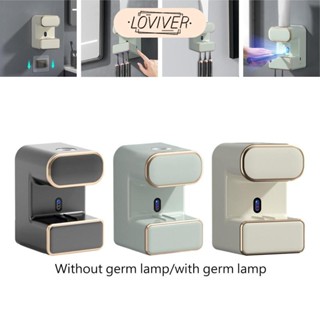 LOVIVER เครื่องจ่ายยาสีฟันไฟฟ้าอุปกรณ์ห้องน้ําอเนกประสงค์สํา…