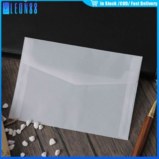ของมาใหม่！แพค10ชิ้น ซองจดหมายโปร่งแสง ซองจดหมายใสขุ่น กระดาษ…