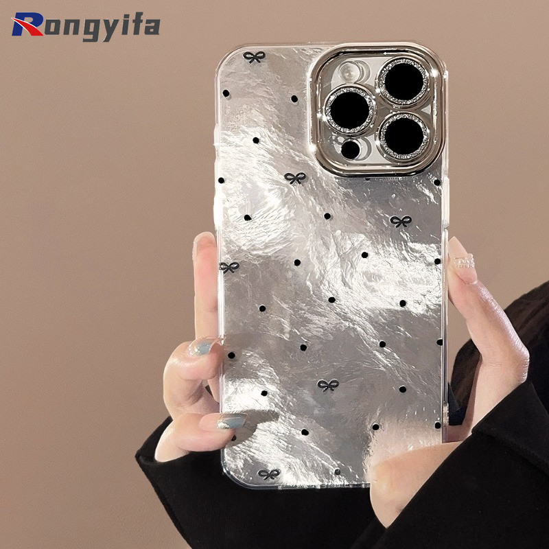 Polka Dot Bow Whirlpoolเคสโทรศัพท์สําหรับVivo iQOO Z9 Turbo Z9X Z8 Z8X Z7 Z7X Z6 Lite Z5 Z3 Z1 13 12