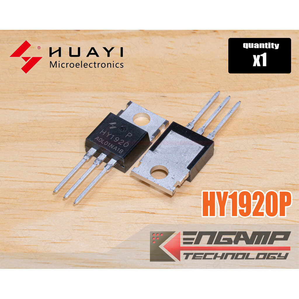 (1ตัว) [FET] HY1920P TO-220 HUAYI N-Ch MOSFET 90A 200V