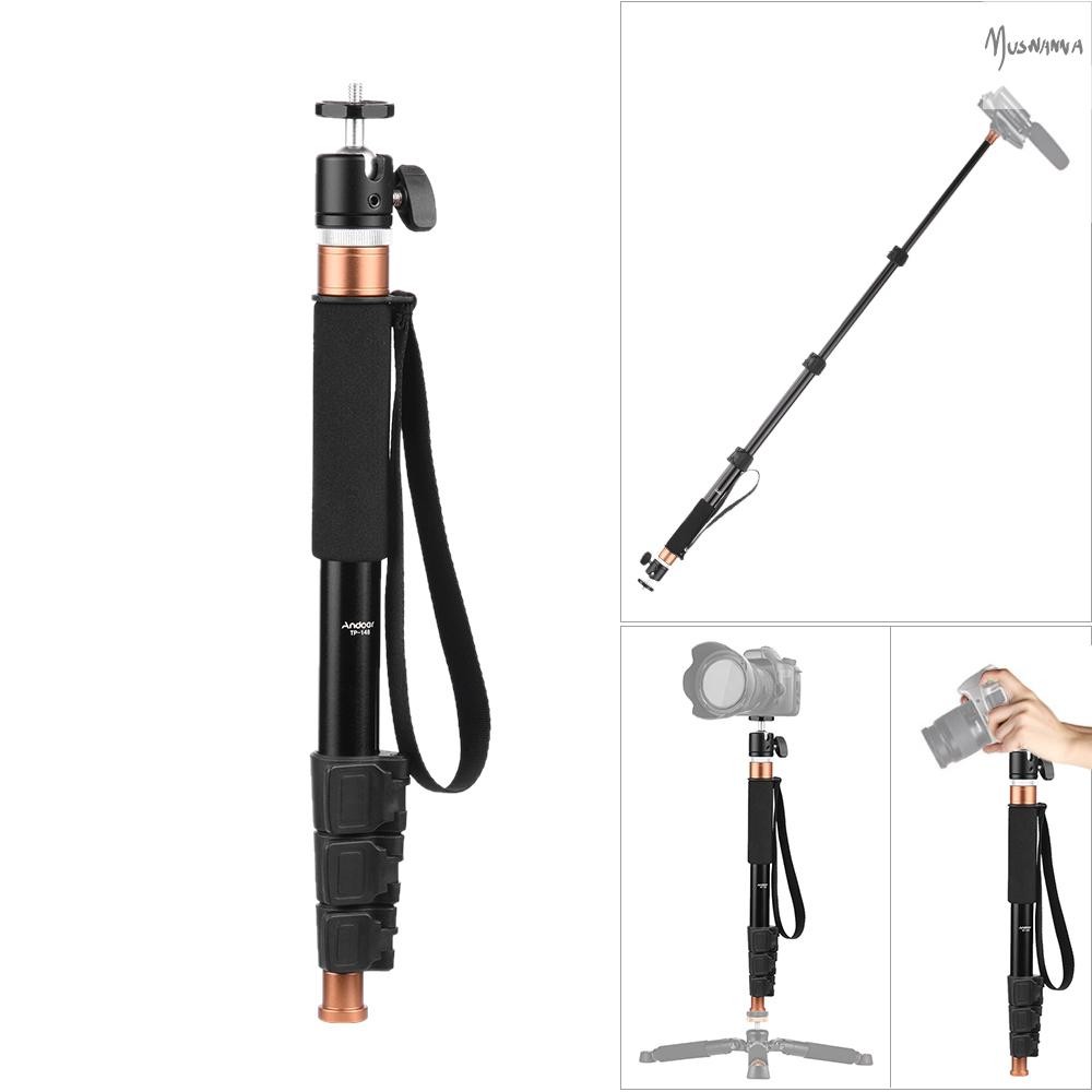 Andoer TP-148 94.6 ซม./37.2 ปรับน้ําหนักเบา Monopod Unipod ไมโครโฟน Boom Pole Max. โหลดวงเล็บ 5 กก. Muswn-1