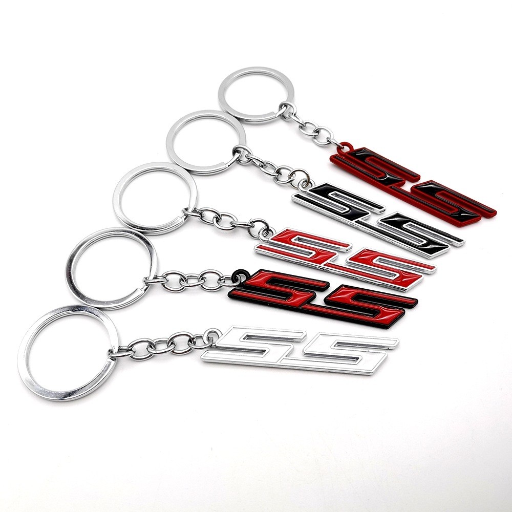 SS Metal Keychains for Chevrolet Key Ring Personality Creative Pendants in Stock UeY9