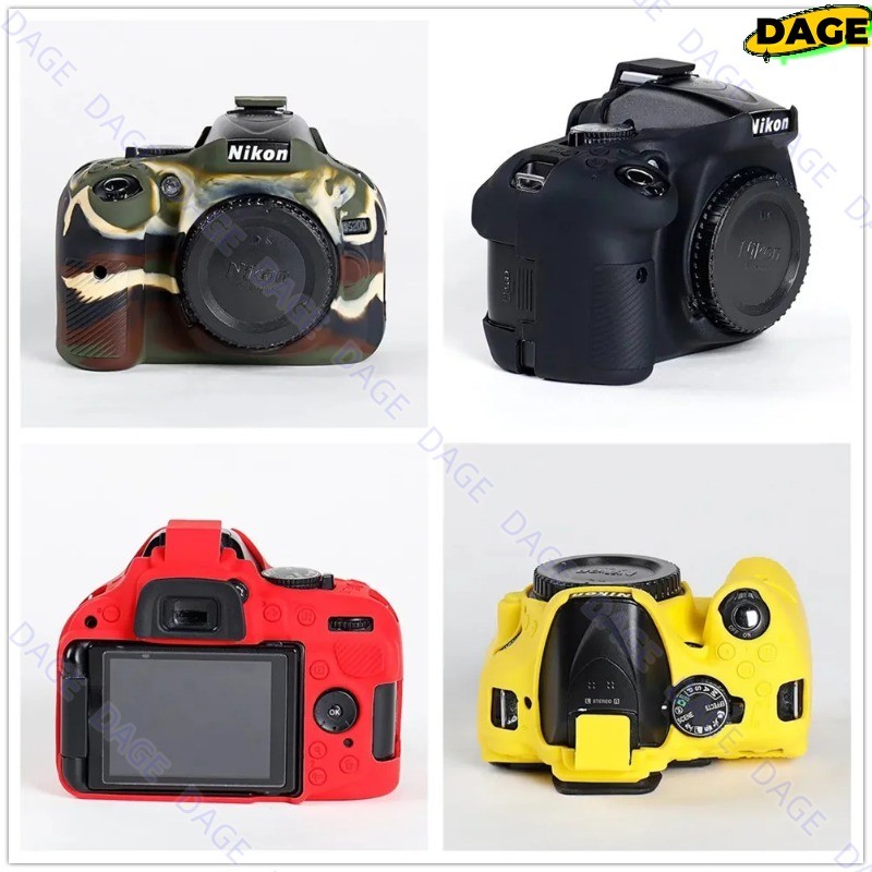 Cod ซิลิโคนนุ่มเกราะกล้องสําหรับ Nikon D750 D850 D7500 D7200 D5600 D3400 D7000 D5200 D610 D600 D780 D5300 D3500 Z6II Z7 DAGE