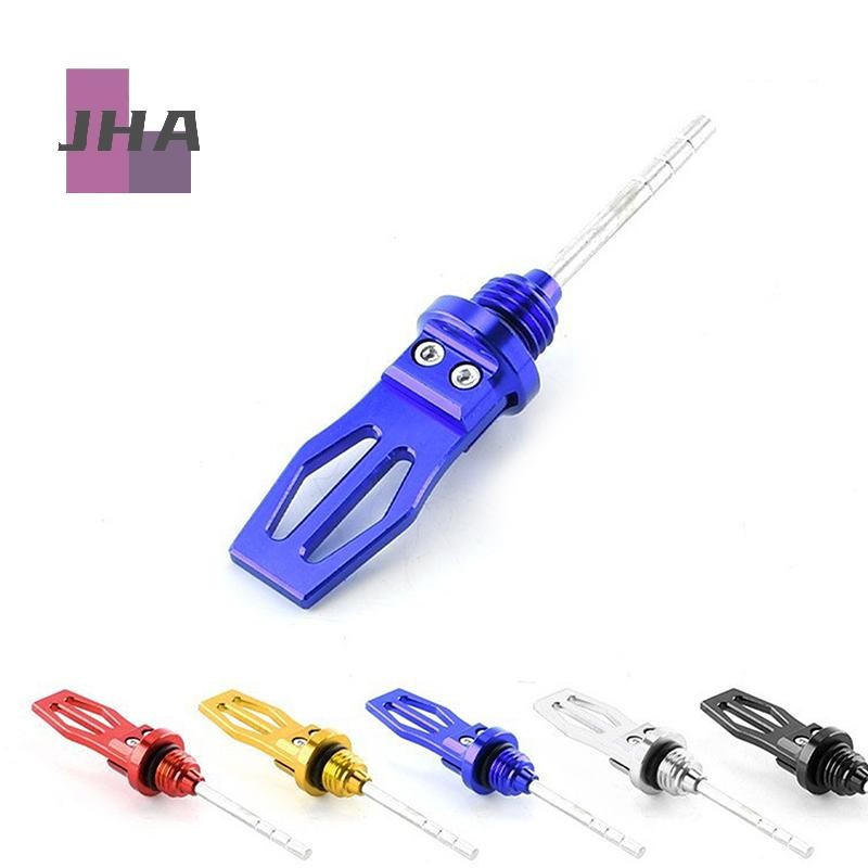 [JHA] 1pc Motorcycle Engine Oil Level Dipstick Motorcycle Part Modification CNC Precision Machining Al Alloy Machine Oil Dipstick ใหม่