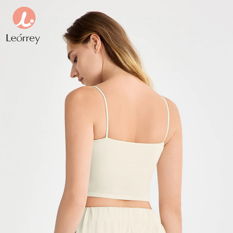 Leorrey เสื้อโยคะสปอร์ตบรา แผ่นรองหลัง สายเล็ก thumbnail 9