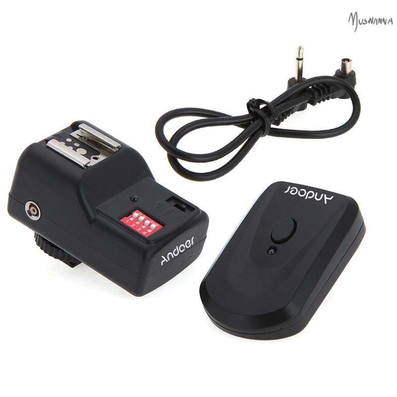 Andoer 16 ช่องวิทยุระยะไกลไร้สาย Speedlite Flash Trigger Universal Flash Trigger Muswn-1