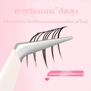 แหนบขนตาปลอม 12ซม. สเตนเลส แหนบงีบแบบปากงอ ปลอดภัย แม่นยํา ป้องกันไฟฟ้าสถิตย์ มีให้เลือก 4สี