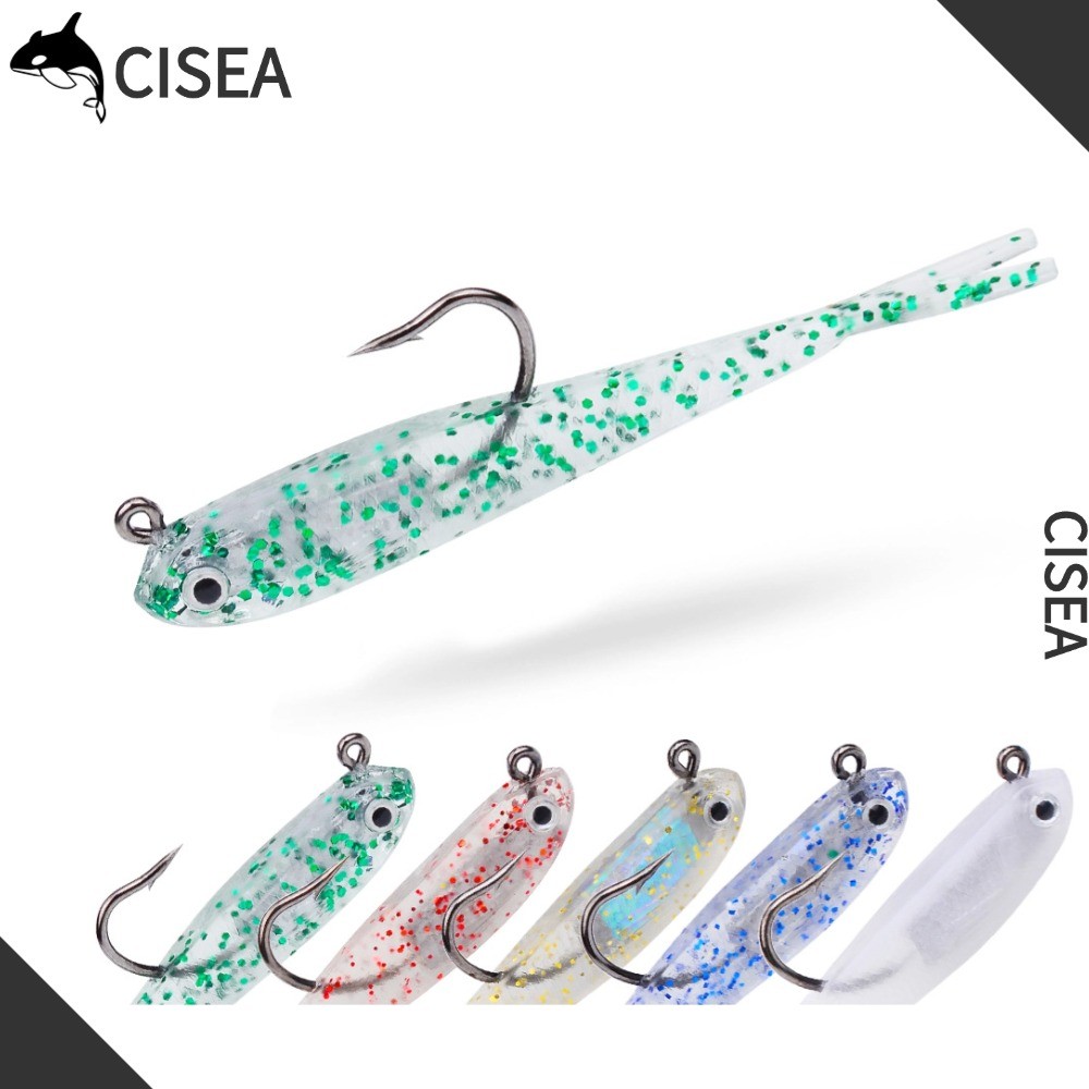 CISEA F300 เหยื่อยาง ปลา ตกปลา ตกปลา เหยื่อจิ๊ก เหยื่อ 5g 7cm