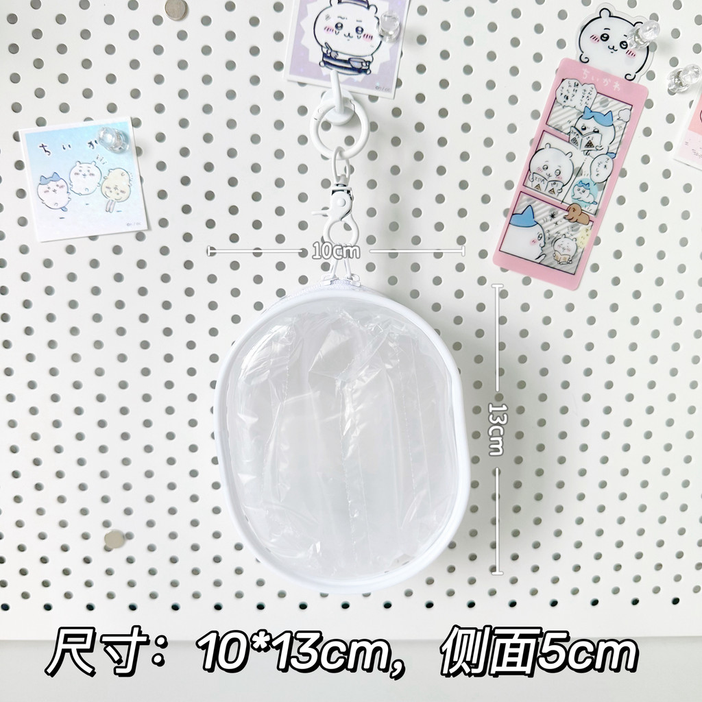 High-value pvc โปร่งใสตุ๊กตากระเป๋า 10 ซม.ปวดกระเป๋าผ้าฝ้ายตุ๊กตา 15 ซม.20 ซม.Outing เดินกระเป๋าเด็ก