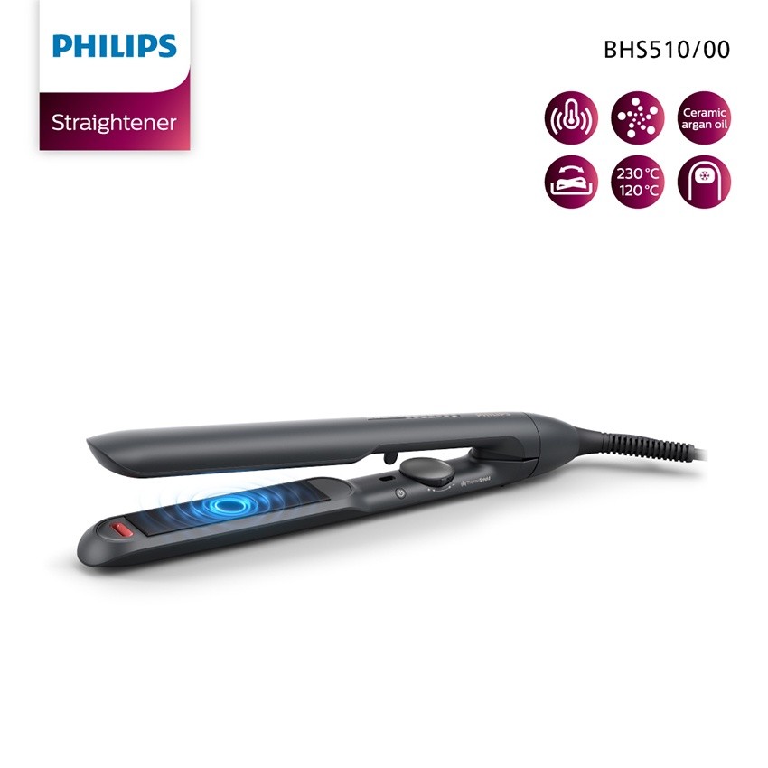ฟิลิปส์ เครื่องหนีบผม รุ่น BHS510_00 สีดำ PHILIPS HAIR STRAIGHTENER BHS510/00
