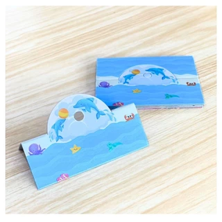 ป้ายหัวแผง 6.5 x 5 cm 100 ชิ้น ป้ายกิ๊ฟชอป หัวกระดาษ หัวแผงติดถุงพลาสติก มีเจาะรูแขวน