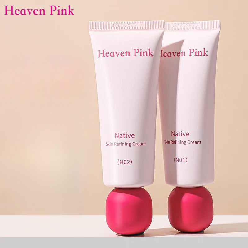 HEAVEN PINK Face คอนซีลเลอร์ครีม Heavenpink素 ครีมหน้าสี Moisturizing ที่มองไม่เห็นรูขุมขน Face แต่งห