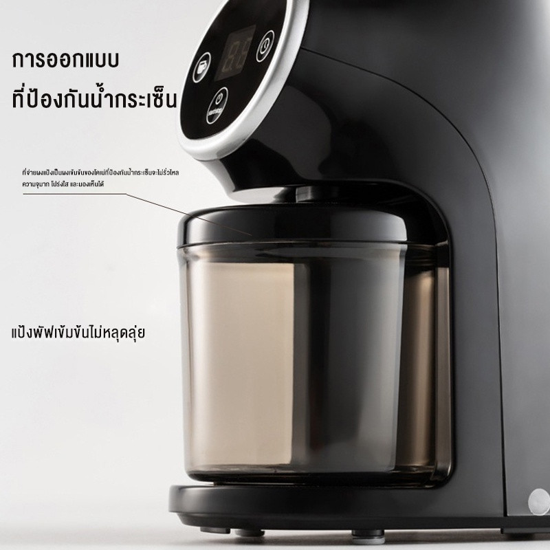 LENODI เครื่องบดกาแฟแบบ Conical Burr grinder เครื่องบดแบบปรับเสี้ยนได้ 31 การตั้งค่าสำหรับกาแฟดริปเอสเปรสโซ