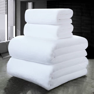 CDiscount ผ้าเช็ดหน้าสีขาว เช็ดผมรุ่นหนา เกรดดี ขนาด 32x70cm 34x74cm ผ้าสีขาว ผ้านาโน เนื้อผ้านุ่ม ฟู ไม่ระคายผิว สามารถ