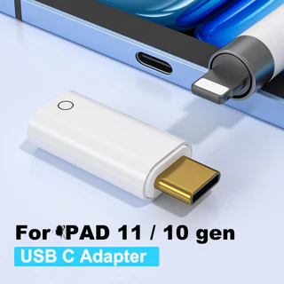 ประเภท C สําหรับ IOS Charger อะแดปเตอร์ USB C อะแดปเตอร์ดินสอสําหรับ Aple ดินสอ 1st Generation iPencil Dongle Connector สําหรับ i/-Pad 10 Gen/11th Gen