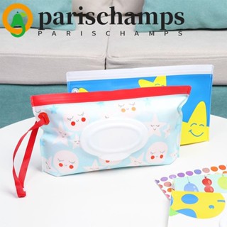 PARISCHAMPS กระเป๋าทิชชู่เปียกน่ารัก EVA อุปกรณ์เสริมรถเข็นเ…