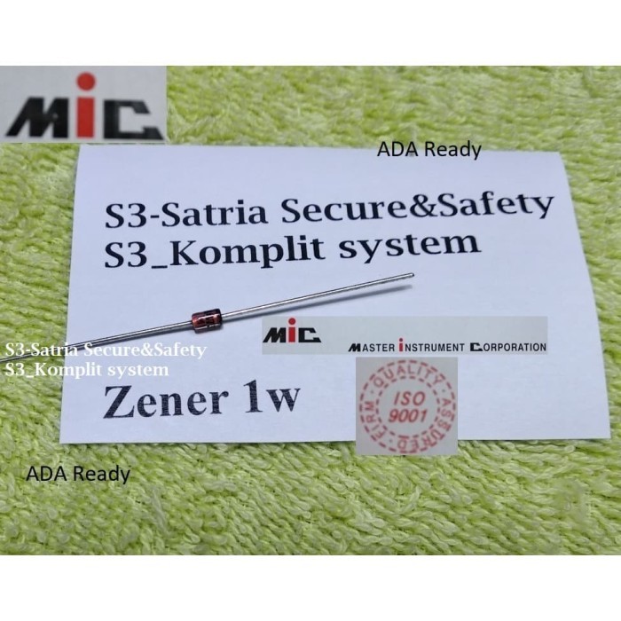 Zener 1w 5v1 ไดโอด 1N4733 1 วัตต์ไดโอด 5.1 v IN4733 1 W วัตต์ 5.1 v