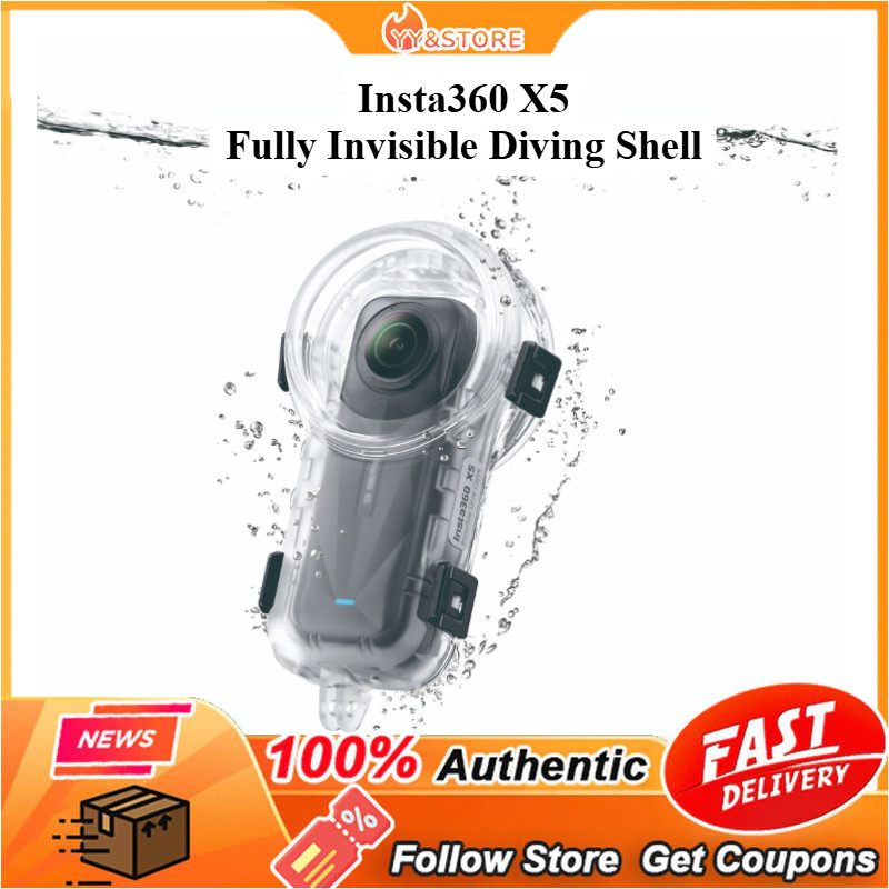 【Original 】Insta360 X5 Invisible Diving Shell Suitable For Insta360 X5 Accessories