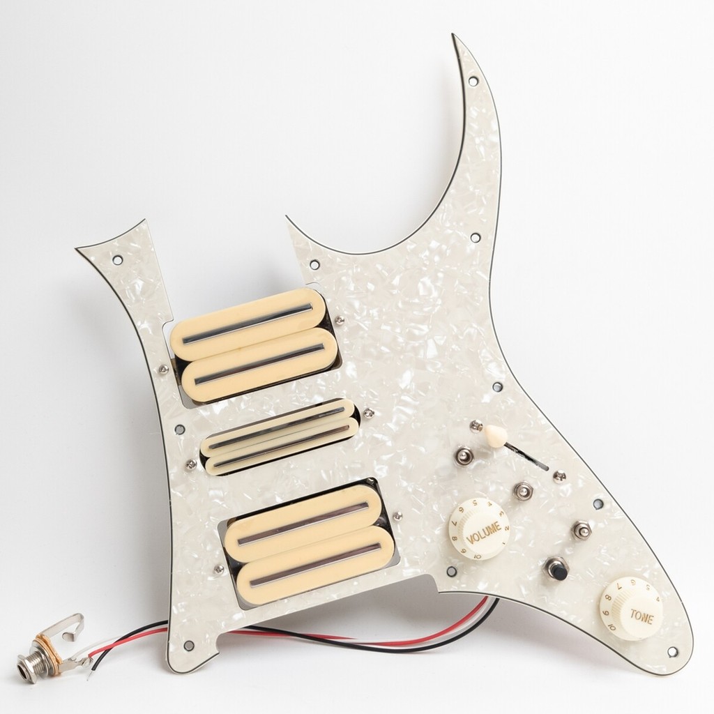 Pre Loadingwired Ibanez Guitar Pickguard HSH Coil Splitting Switch สําหรับ Ibanez RG Series