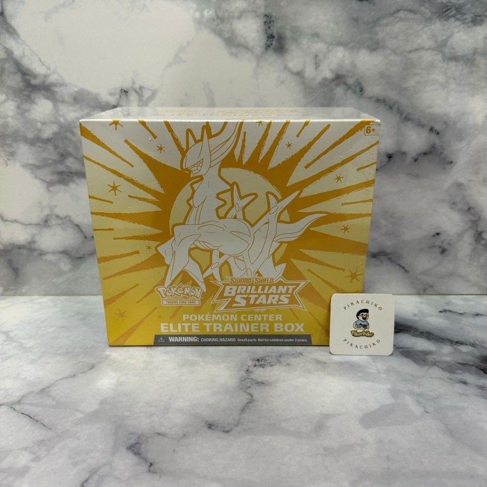 POKEMON TCG ENGLISH BRILLIANT STARS POKEMON CENTER EXCLUSIVE ELITE TRAINER BOX BS ETB
