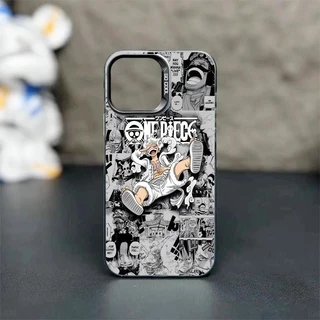 เคส iphone17 11 13 12 14 15 Pro MAX 14 15 7 8 Plus X XR XSMAX SE OnePiece Luffy เคสโทรศัพท์ซิลิโคนสุดหล่อหรูหรา